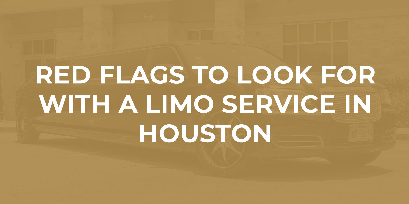 Limo service in Houston